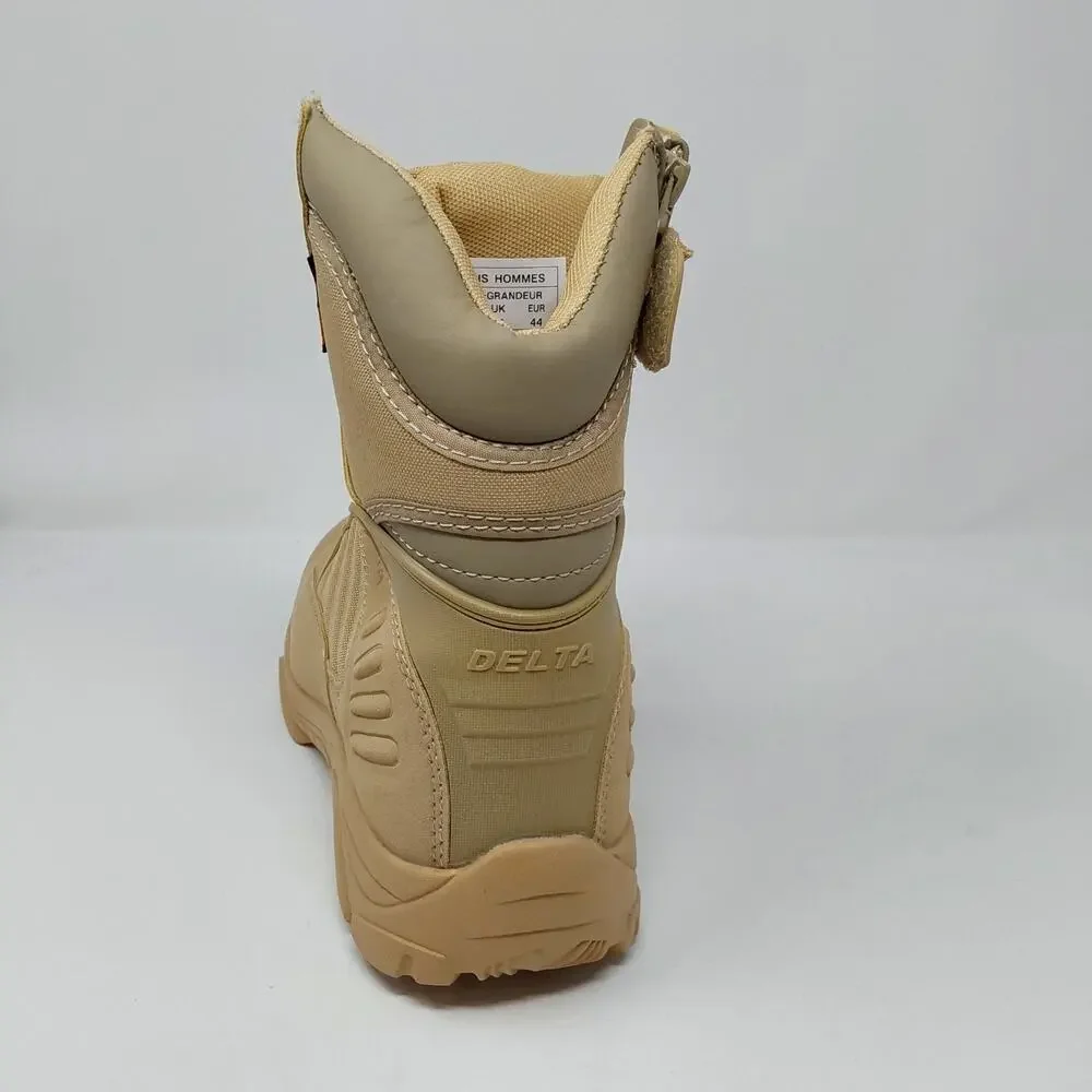 Delta Tactical Desert Tan Combat Boots Men's US 11 Military Hiking Cordura